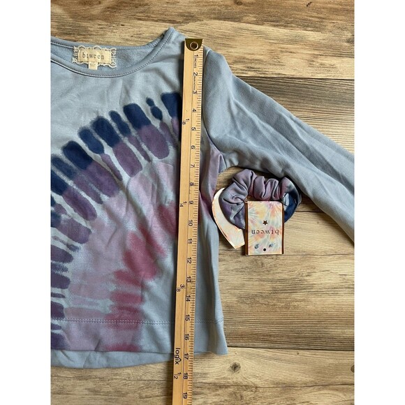 Girls Btween Hooded Sweatshirt And Shorts Size 10 NWT TIE DYE - Picture 9 of 11